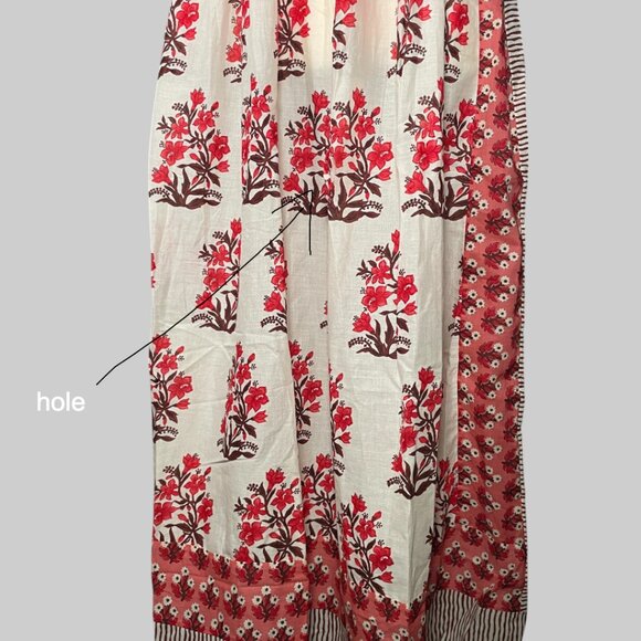 Flawed J. Crew Cotton Voile Midi Dress in Block Print Womens S Floral Item CI679 - Picture 15 of 16